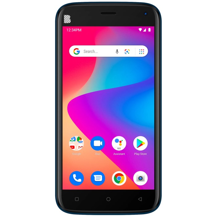 Blu smartphone