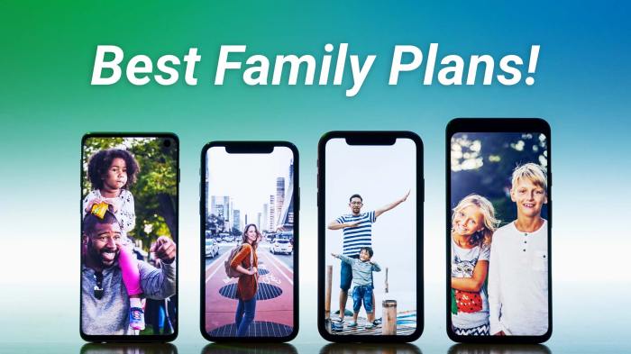 Smartphone family plans