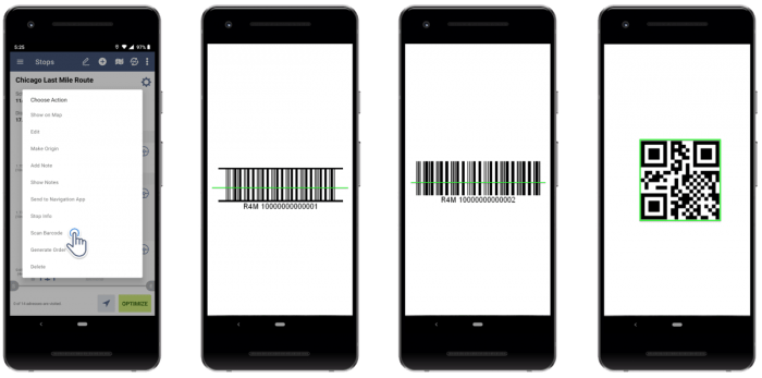 Smartphone barcode app