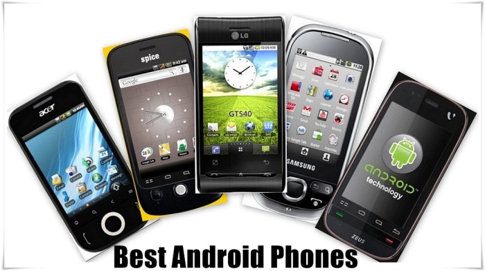 Top android smartphones