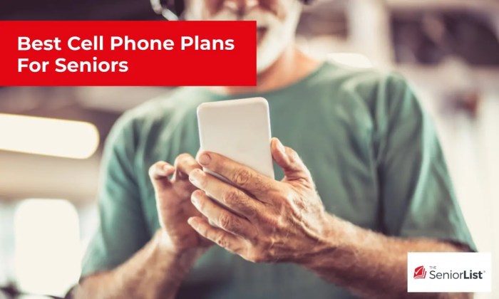 Best smartphone plans for seniors