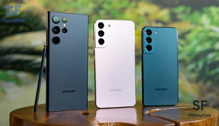 Samsung recent smartphones