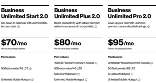 Verizon business unlimited smartphone