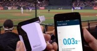 Breathalyzer for smartphone