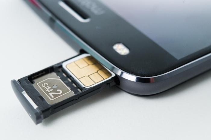 Smartphones with sim cards