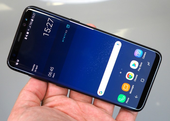 Samsung smartphone galaxy s8