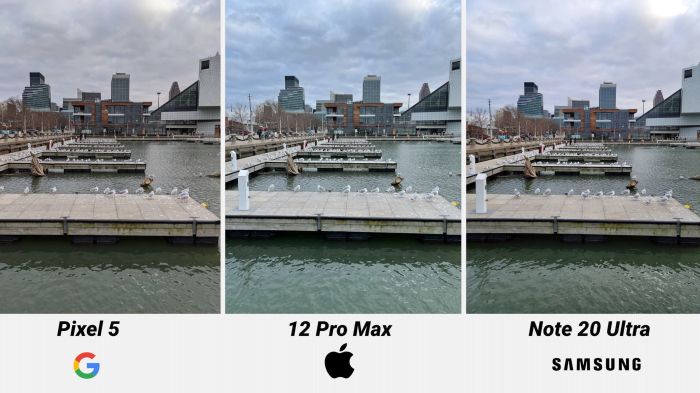 Smartphones camera comparison