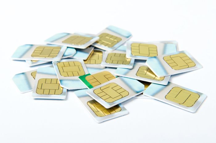 Sim card smartphone