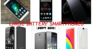 Smartphones with big batteries