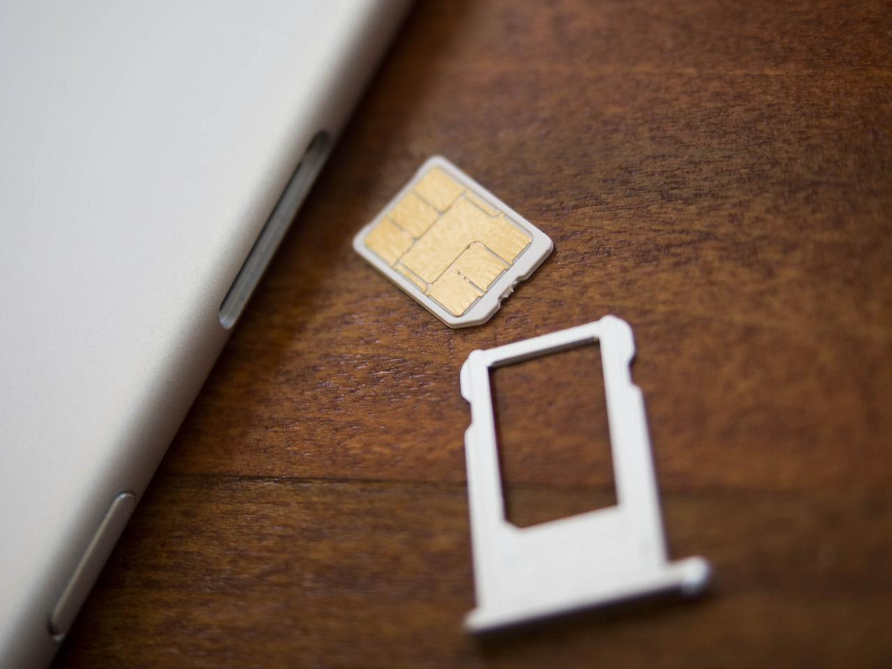 Smartphone sim cards