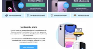 Renting smartphone