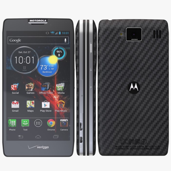 Motorola droid smartphones