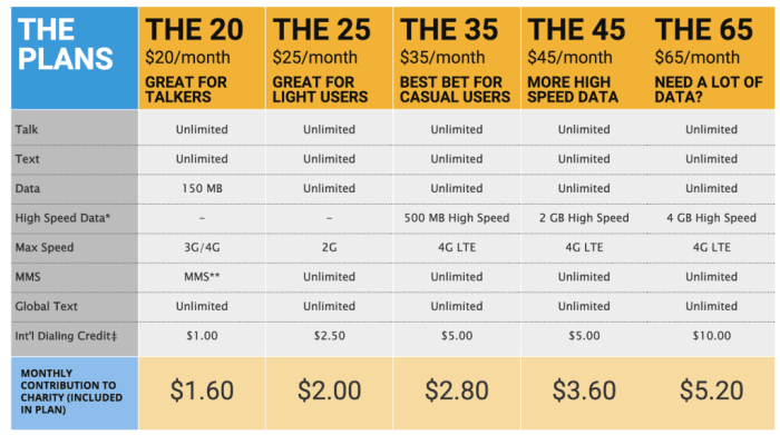 Affordable smartphone plans