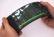 Foldable smartphone screen