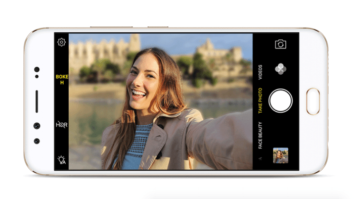 Smartphone with good front camera